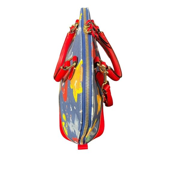 Dooney & Bourke Blue Canvas Handbag - Picture 4 of 8